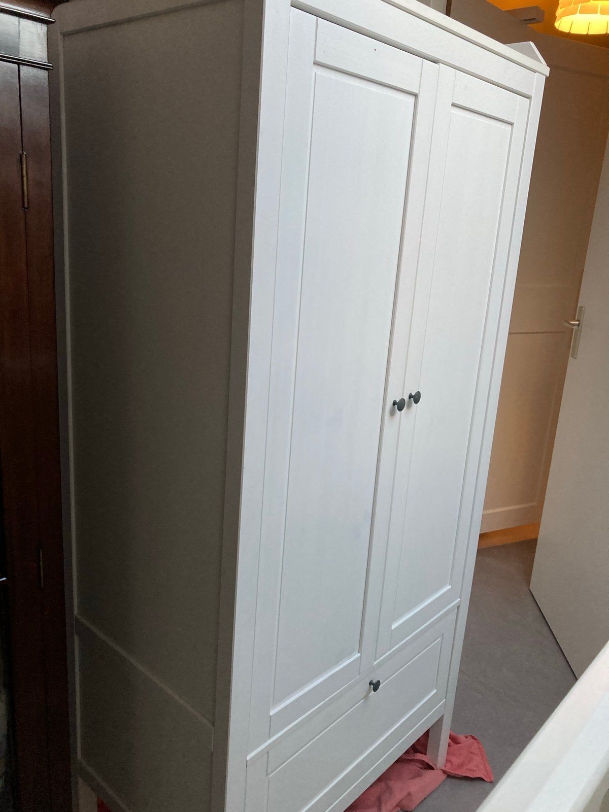 Ikea Sundvik klerenkast wit, Ophalen, Gebruikt, 50 tot 100 cm, Met lade(s)