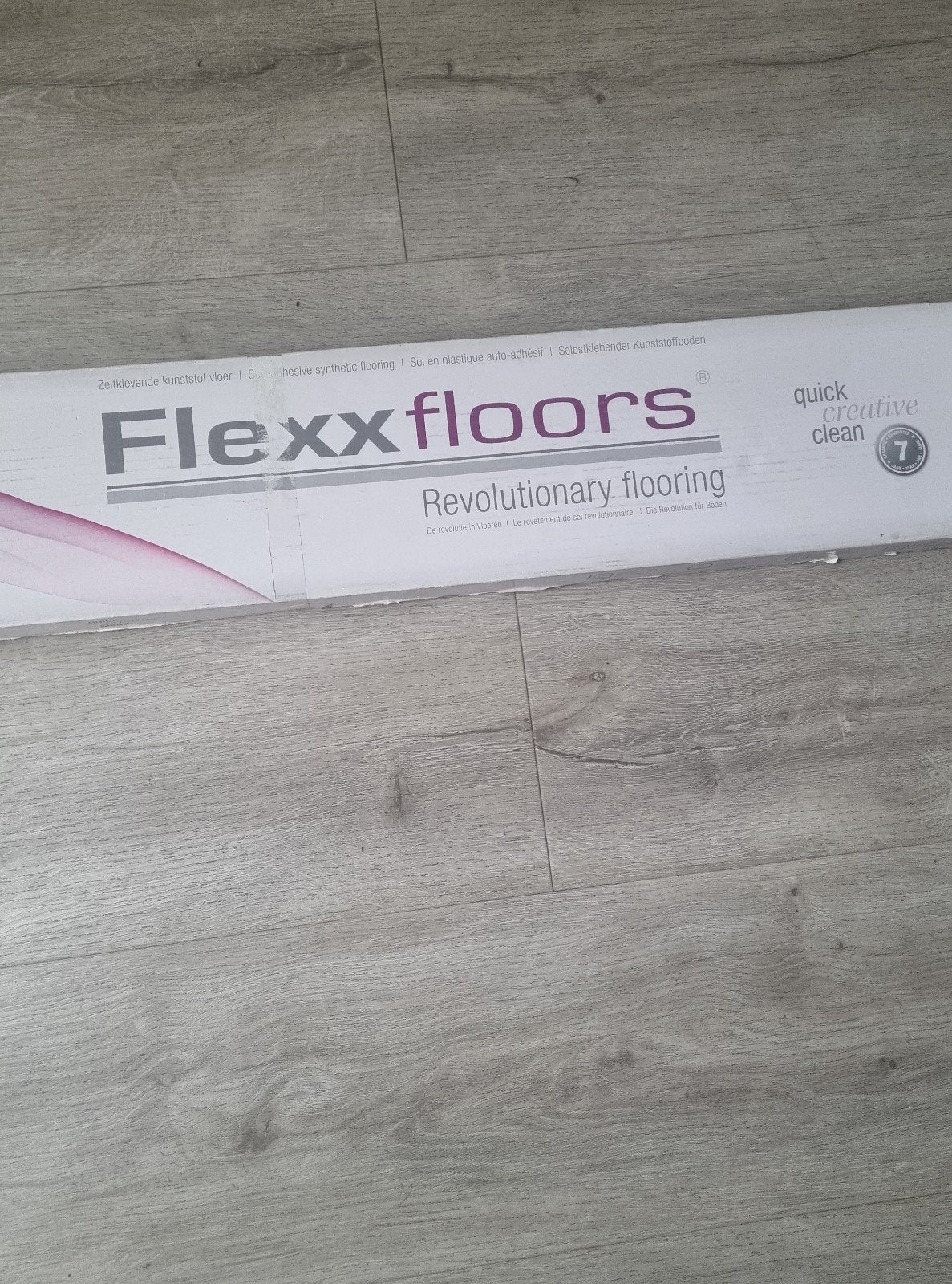 Flexxfloors Zelfklevende Kunststof Vloer - Laminaat Look, Ophalen, Overige materialen, 30 cm of meer, 50 tot 150 cm