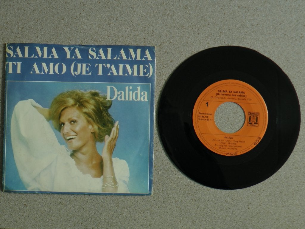 Dalida - Salma Ya Salama VINYL SINGLE, Gebruikt, 7 inch, Pop, Fotohoes
