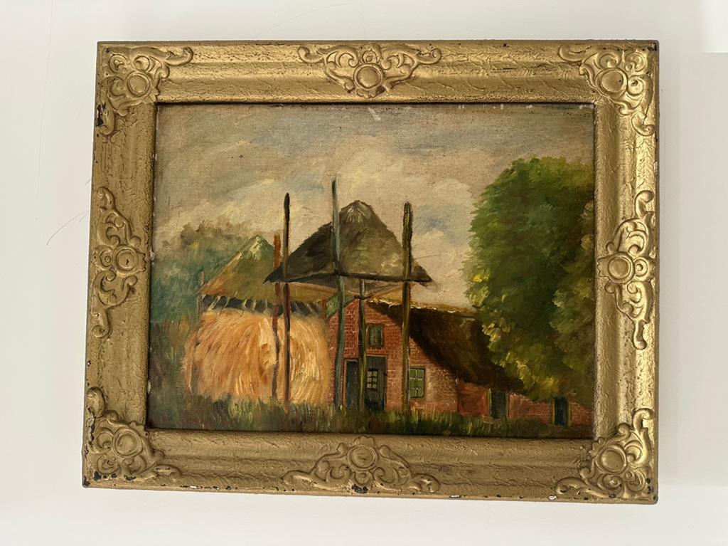 antieke schildeij Johannes Sjerp de Jong (1888-1960), Antiek en Kunst, Ophalen of Verzenden