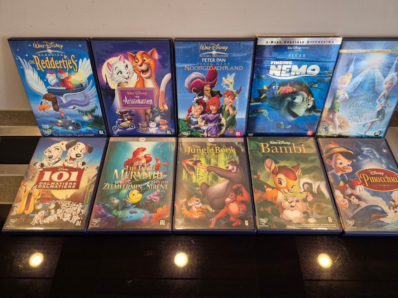 10 originele Disney dvd's, Cd's en Dvd's, VHS | Kinderen en Jeugd, Alle leeftijden, Ophalen of Verzenden, Zo goed als nieuw, Overige formaten