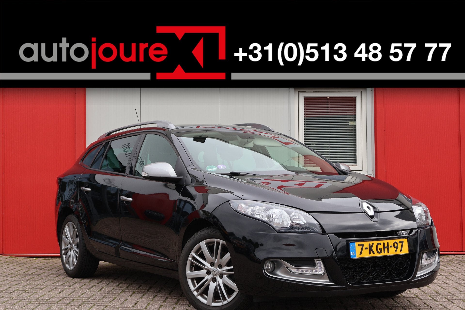 Renault Mégane TCe 130pk GT-Line (bj 2012), Voorwielaandrijving, Gebruikt, 4 cilinders, Zwart