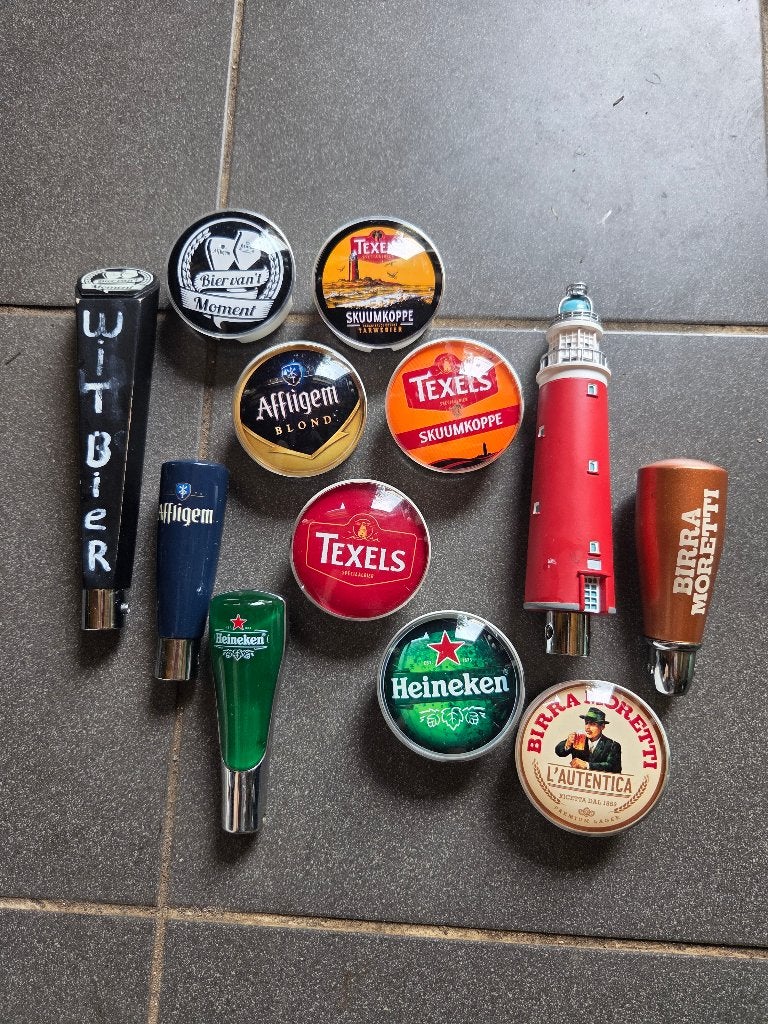 taphendels texel bier vuurtoren heiniken, Ophalen of Verzenden, Gebruikt, Overige typen, Overige merken