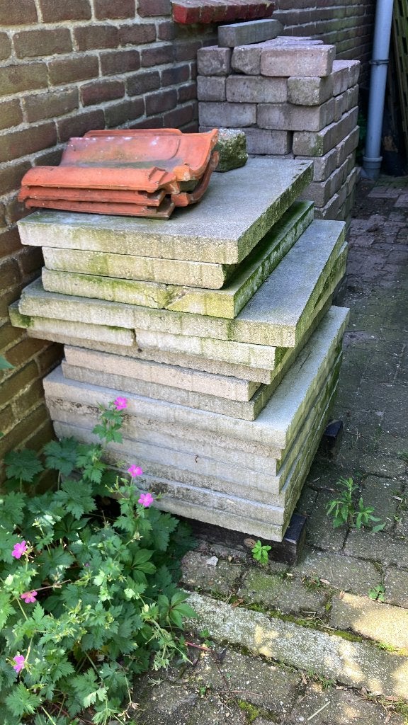 Straat stenen, Ophalen, Gebruikt, Beton, Klinkers