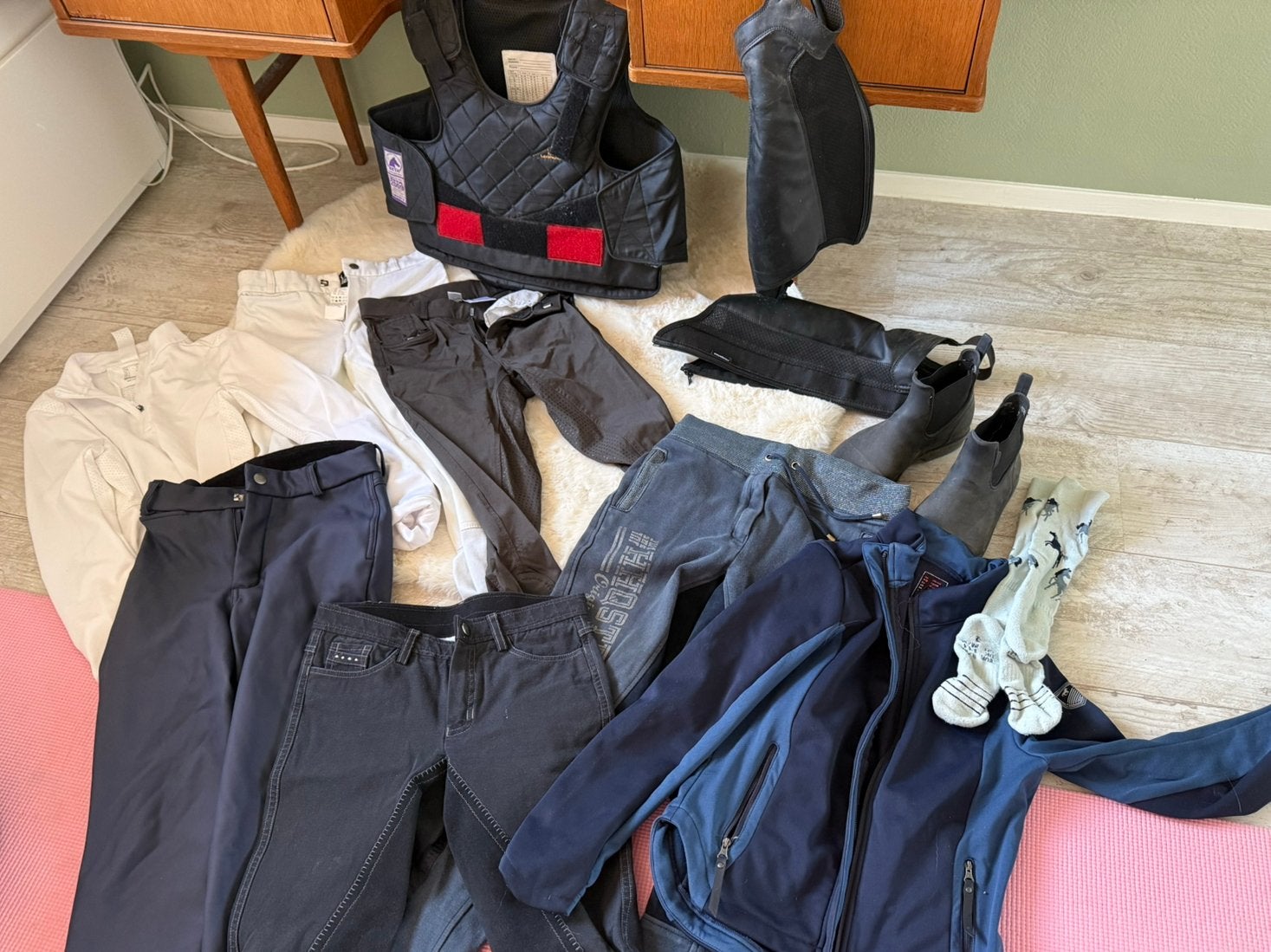 Paket voor de jonge ruiter maat 130-152, Ophalen of Verzenden, Zo goed als nieuw, Dressuur, Bovenkleding