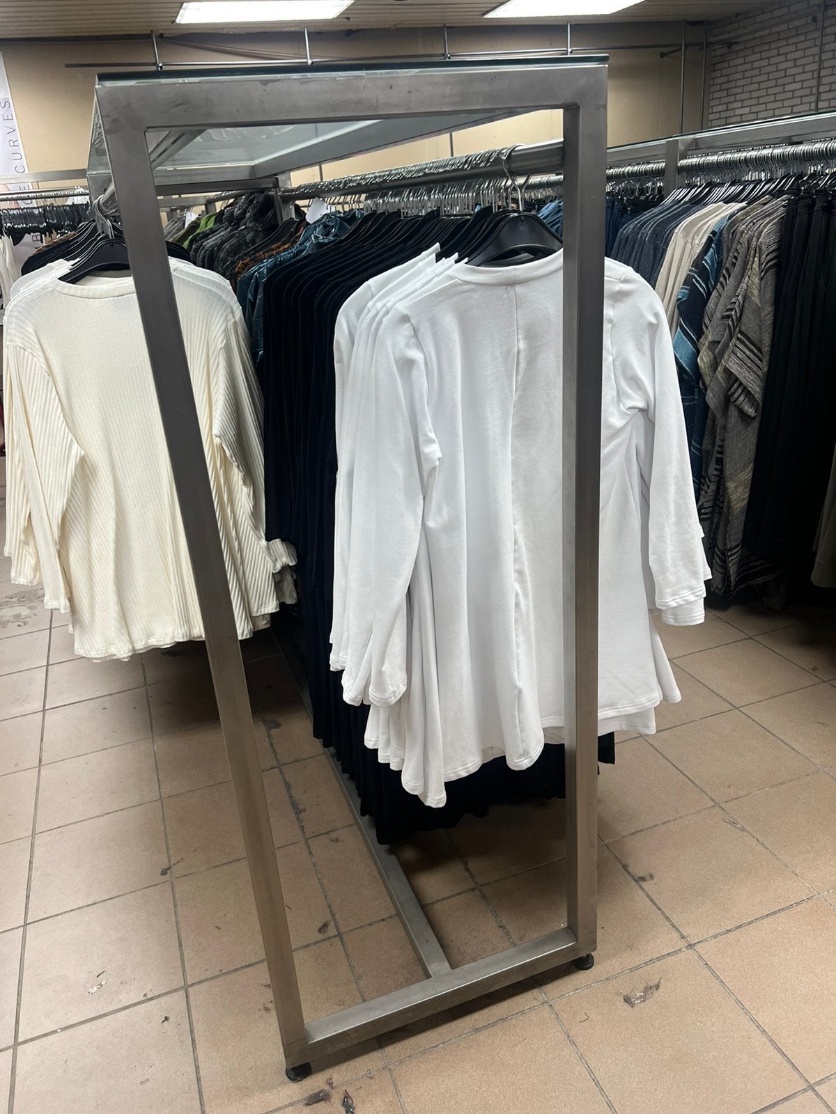 Kleding rekken rvs, Ophalen