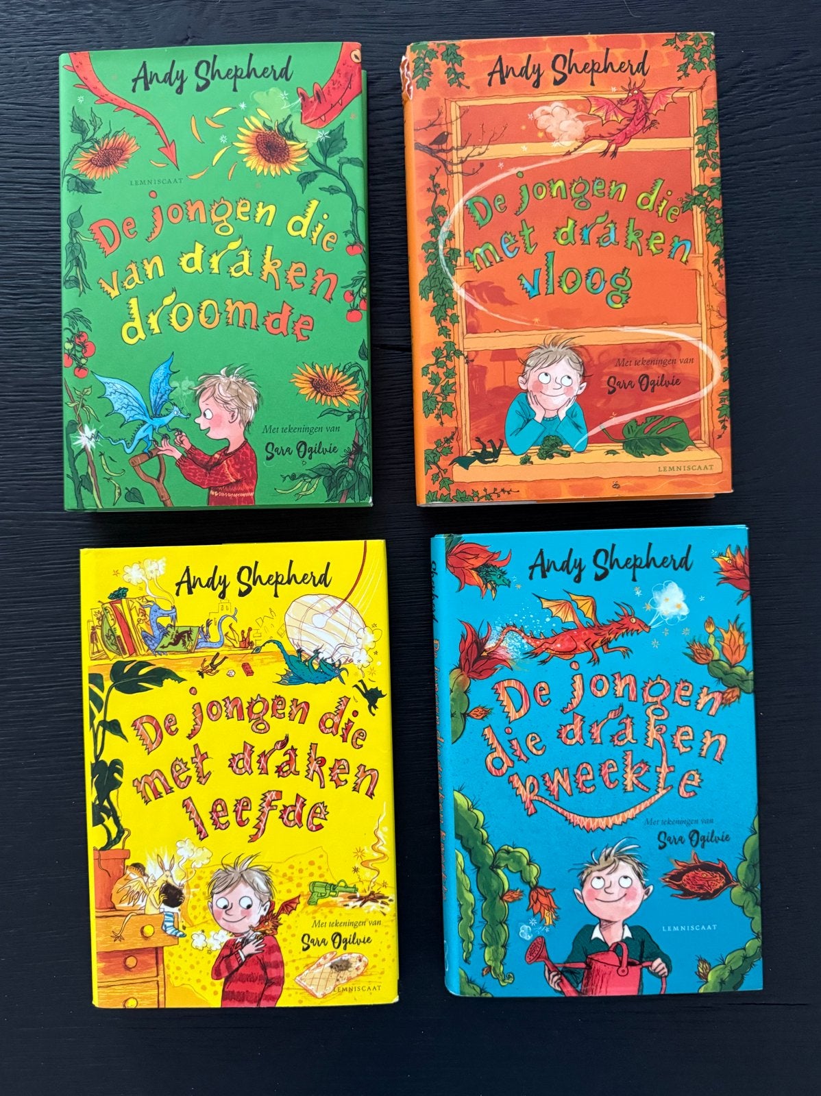 De jongen die draken temde - 4-delige serie, Boeken, Ophalen of Verzenden, Zo goed als nieuw, Fictie algemeen