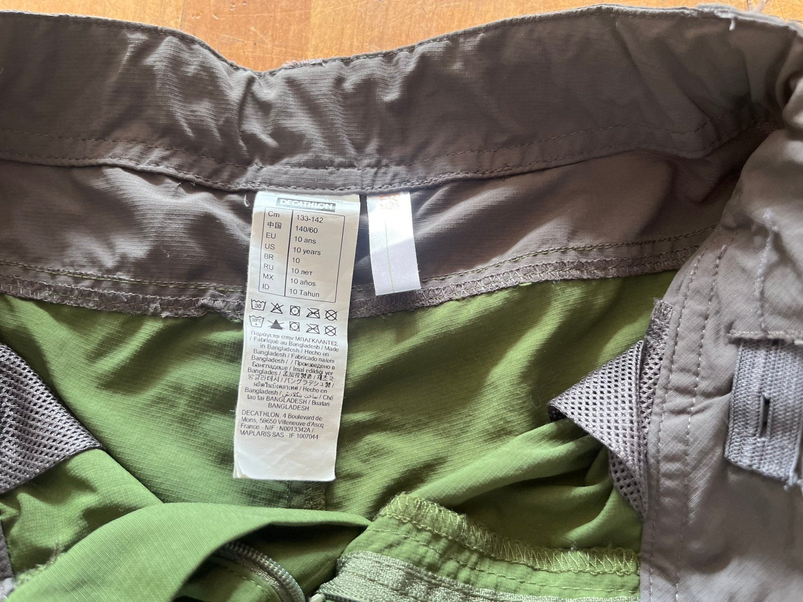 Afritsbroek groen maat 140, Kinderen en Baby's, Kinderkleding | Maat 140, Ophalen of Verzenden, Zo goed als nieuw, Meisje, Jas