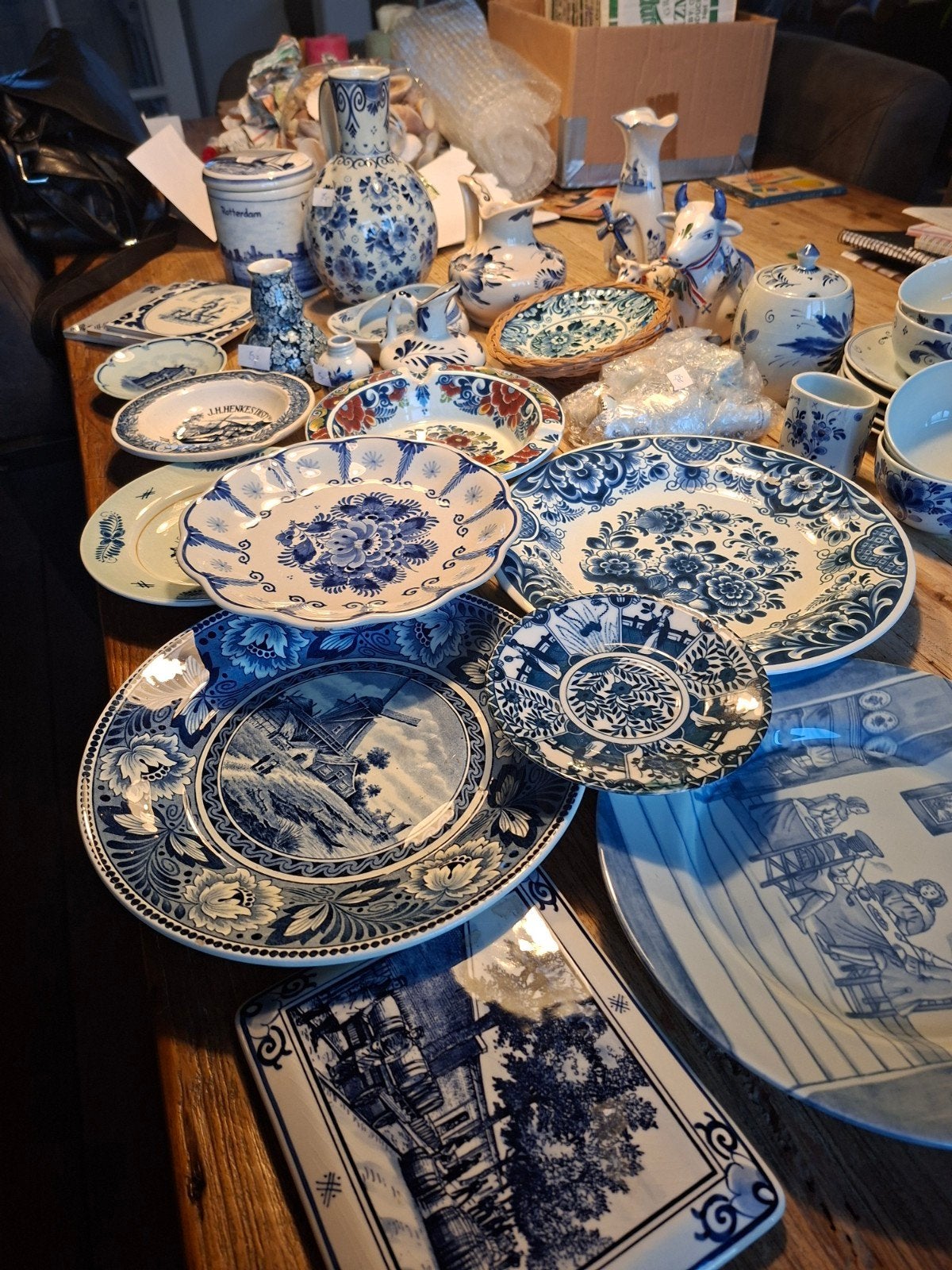 Grote collectie Delfts Blauw te koop, Antiek en Kunst, Ophalen