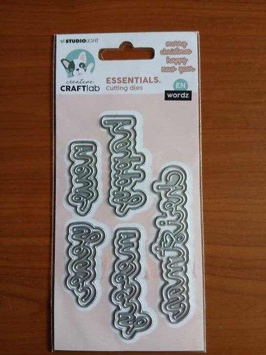 Nieuw craftlab snijmal set teksten kerst = 4,50, Ophalen of Verzenden, Nieuw, Kerst, Pons of Mal