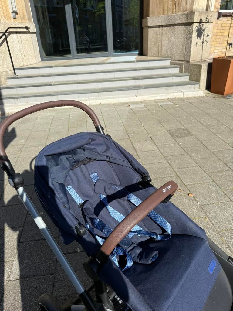 Cybex GOLD EOS Lux Ocean Blue Combiwagen + Cloud G i-Size, Overige merken, Nieuw, Ophalen of Verzenden, Combiwagen