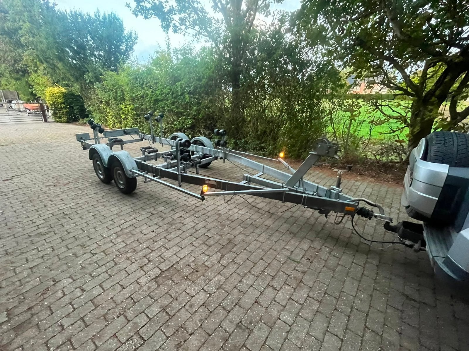 Nette Kallf tandemasser boottrailer, Watersport en Boten, Ophalen, 1500 tot 3000 kg, Overige typen, Minder dan 6 meter