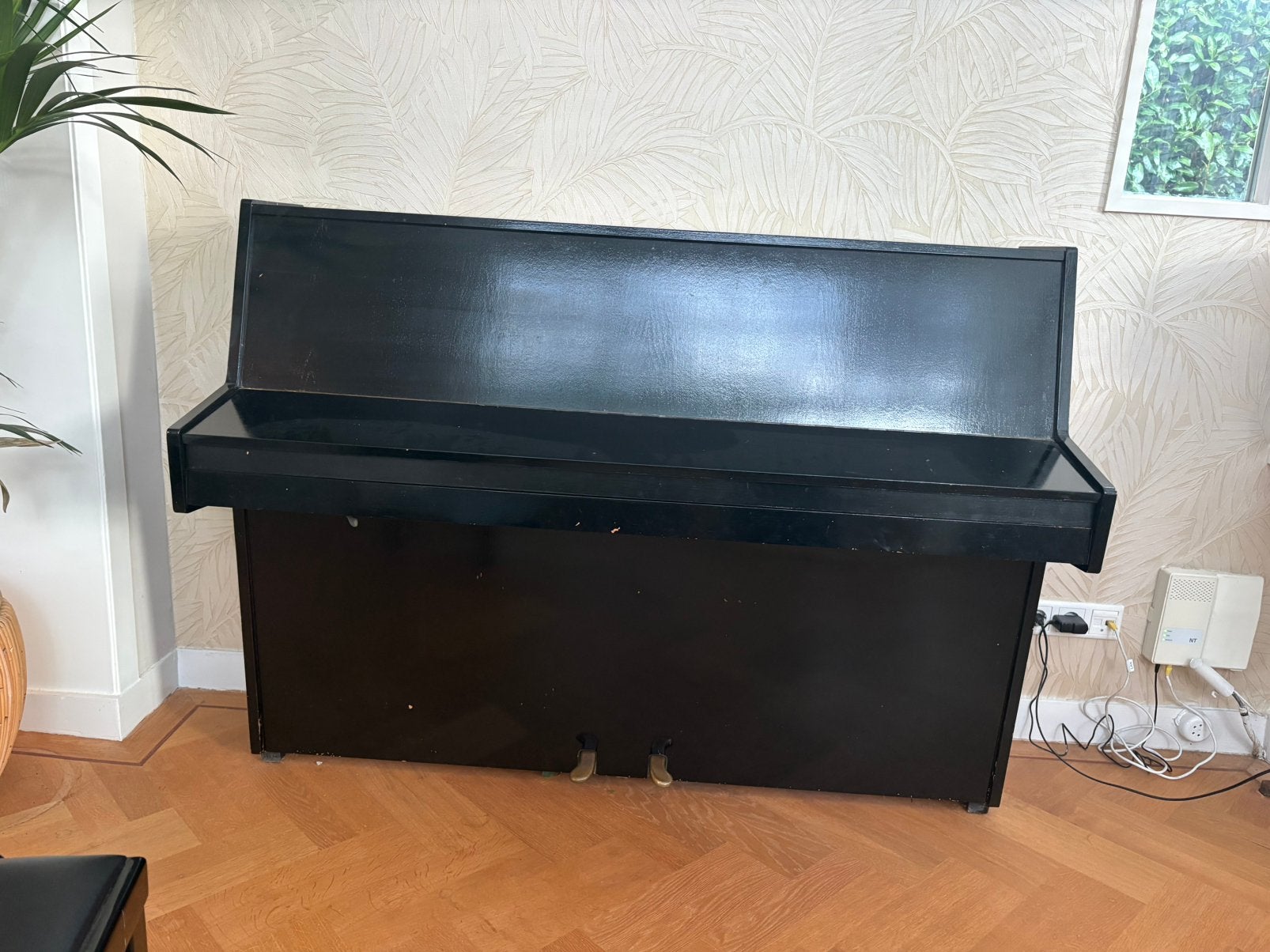 Zwarte piano gratis, Ophalen, Gebruikt, Zwart, Piano