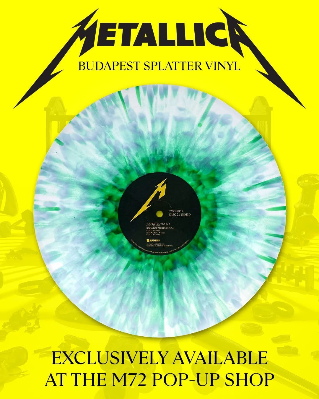 Metallica 72 seasons Budapest splatter vinyl sealed, Ophalen of Verzenden, Zo goed als nieuw, Overige typen