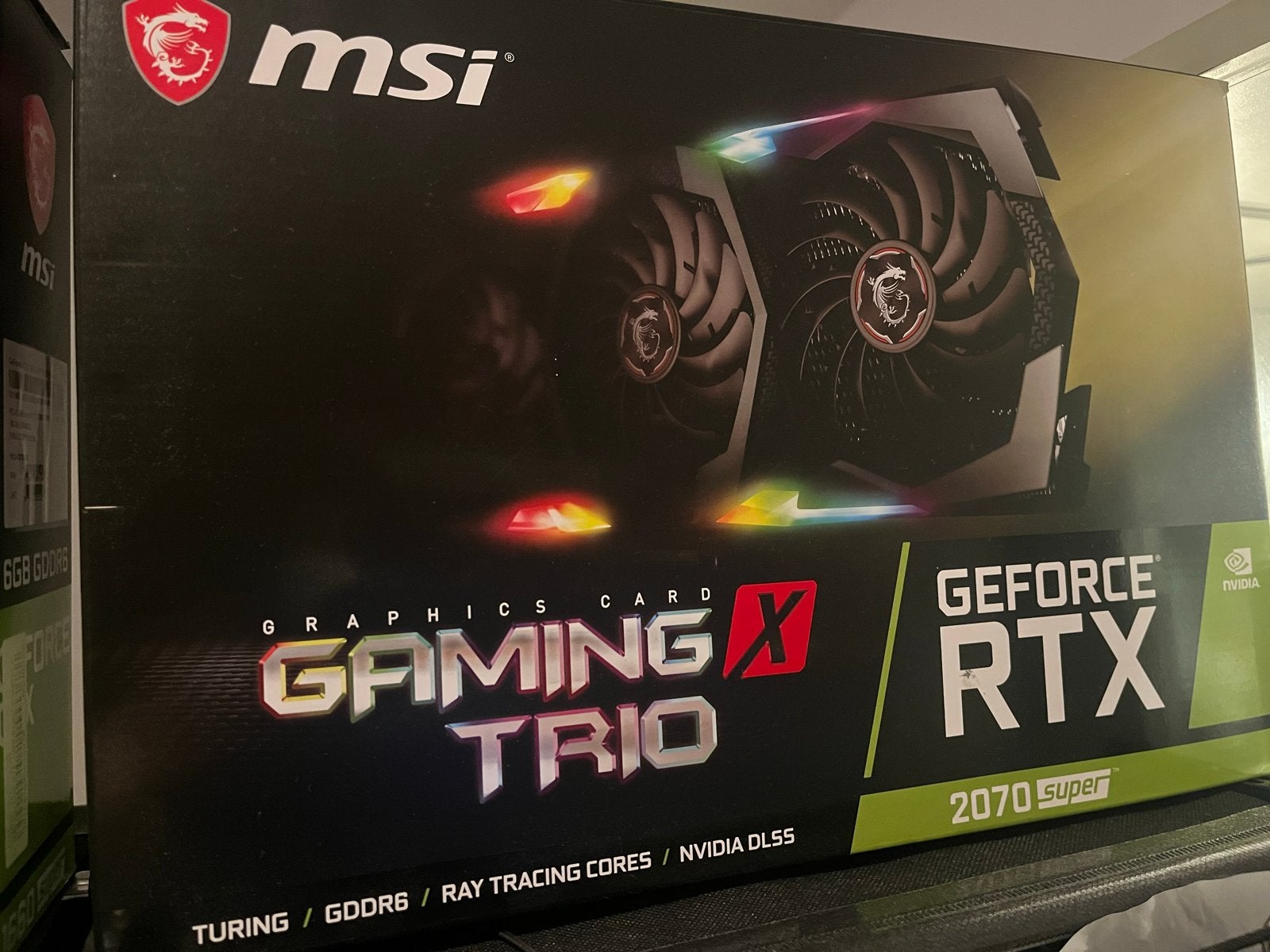 MSI GeForce RTX 2070 Super Gaming X Trio, Ophalen, PCI-Express 3, HDMI, GDDR6