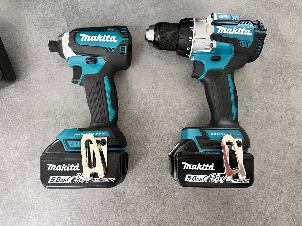 MAKITA DLX2507TJ 18V 5.0Ah ACCU KLOP- BOORMACHINE + SLAGTOL, Ophalen of Verzenden, Nieuw, Overige typen