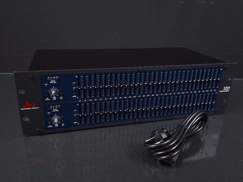 dbx 1231 Dual 31-Band Graphic Equalizer - 2x31 Bands, Ophalen of Verzenden, Gebruikt, Equalizer