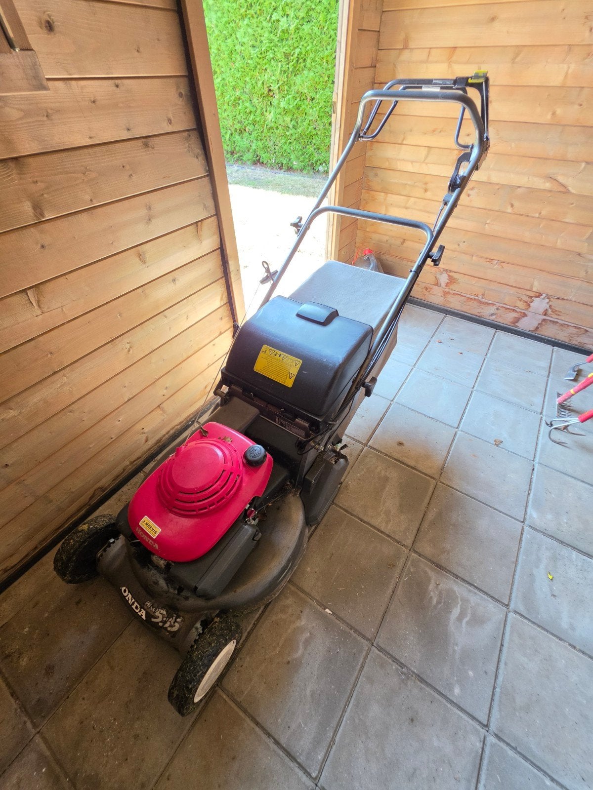 Honda HRD535 - Professionele Benzine Grasmaaier, Tuin en Terras, Ophalen, Cirkelmaaier, Honda, Gebruikt