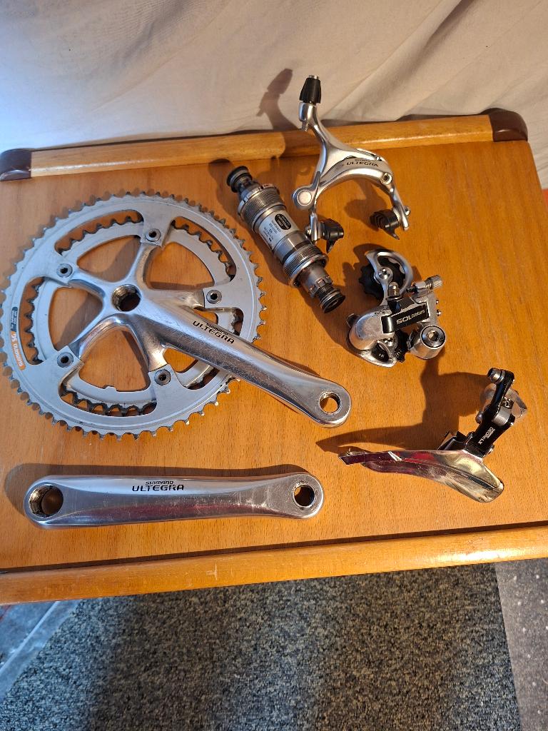 Shimano Ultegra, 105, Deore delen, Fietsen en Brommers, Fietsonderdelen, Gebruikt, Overige typen, Ophalen of Verzenden, Aluminium