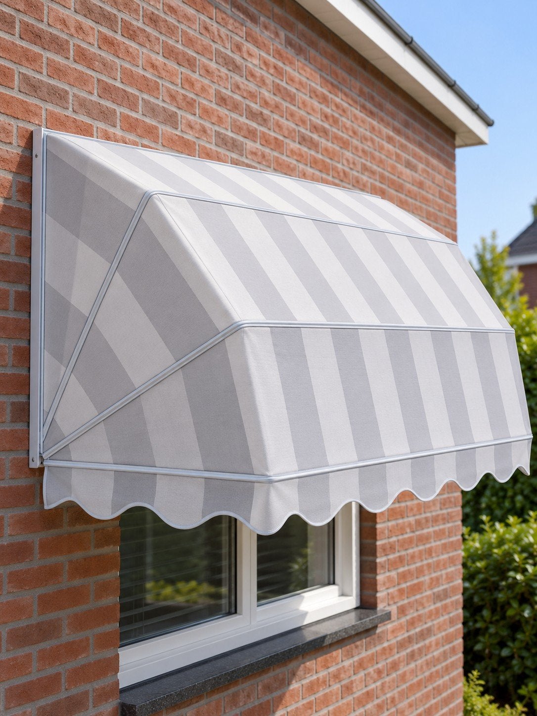 Set van 6 gestreepte markiezen (4x 180x85cm, 2x 110x85cm), Ophalen, Markies, Minder dan 150 cm, Minder dan 250 cm