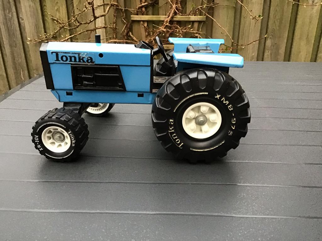 Groot model Tonka tractor, jaren 70, Ophalen of Verzenden, Gebruikt, Tractor of Landbouw, Overige merken
