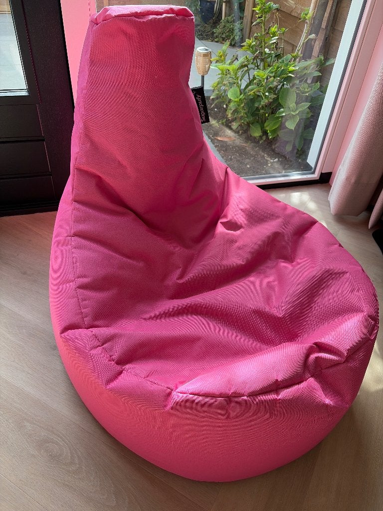 Zitzak fuchsiaroze ZGAN, Huis en Inrichting, Ophalen, Zo goed als nieuw, Roze, Zitzak