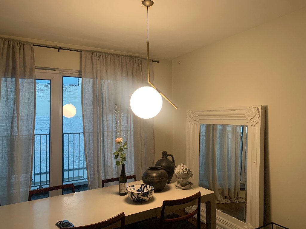 Flos IC2 hanglamp, Ophalen, Gebruikt, Glas