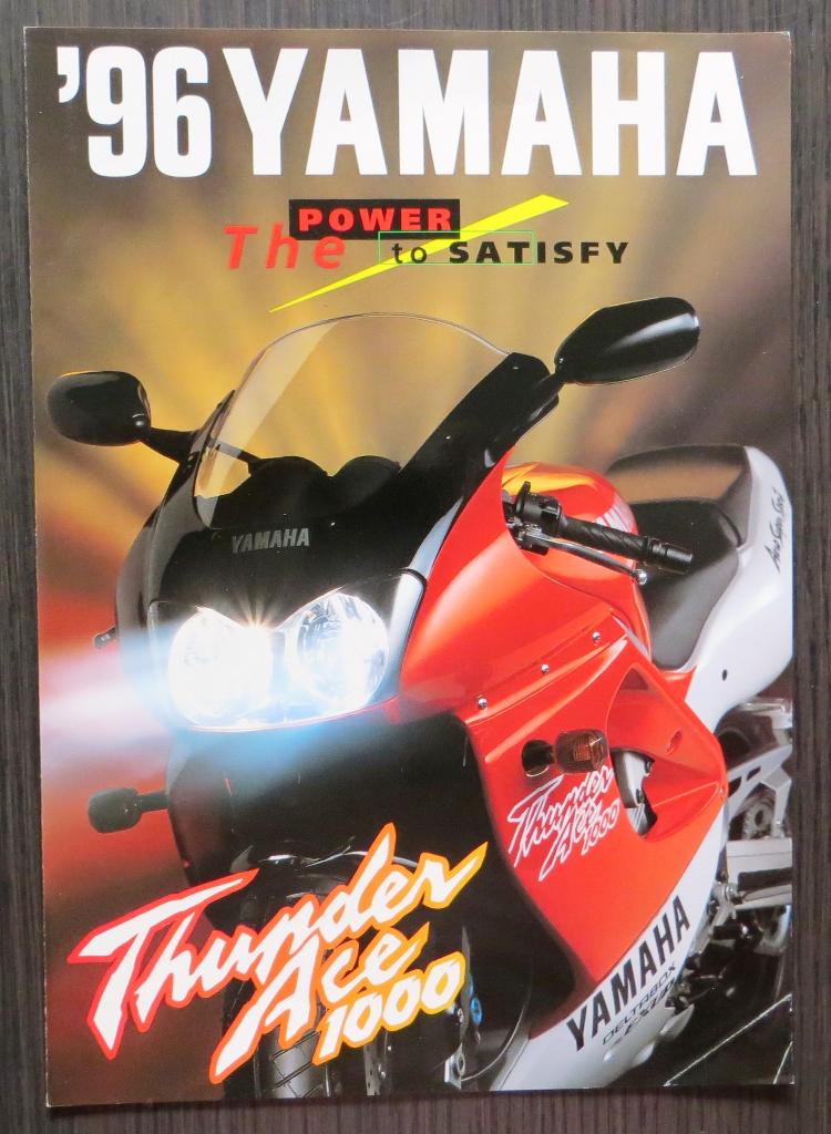 Folder Yamaha YZF 1000 R Thunder Ace - 1996 - 4 blz (Engels), Verzenden, Yamaha