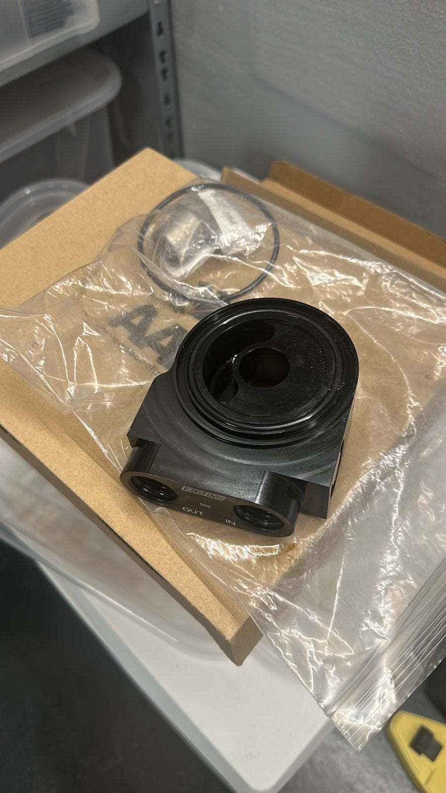 Olie thermostaat sandwich plate Earls 502 2JZ 1JZ Supra, Ophalen of Verzenden, Nieuw