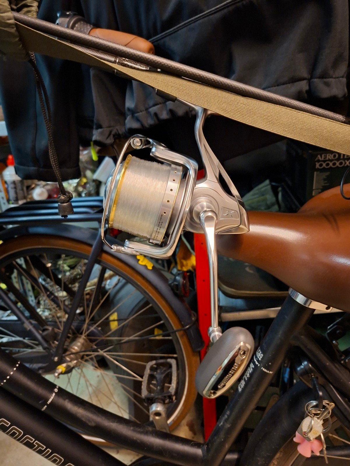 *** 3 Shimano aero technium Mgs XSB 10000 ***, Ophalen, Zo goed als nieuw, Molen