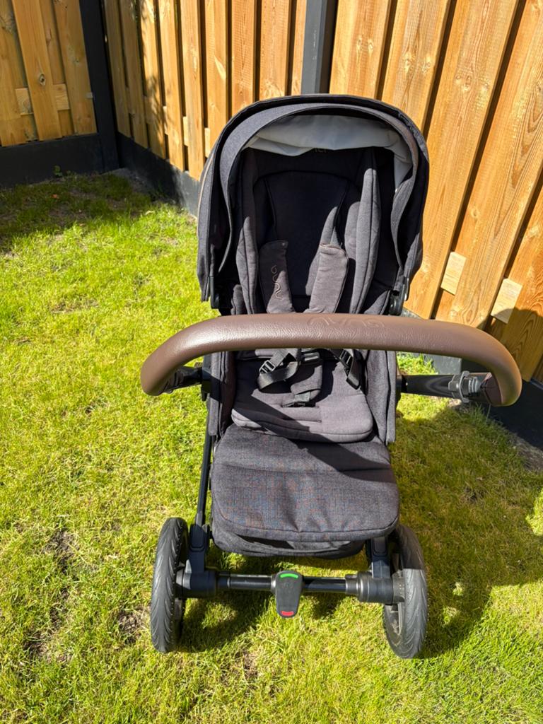Nuna Mixx Next kinderwagen 2in1 nieuw(staat) inc accessoires, Kinderen en Baby's, Nieuw, Verstelbare duwstang, Ophalen, Kinderwagen