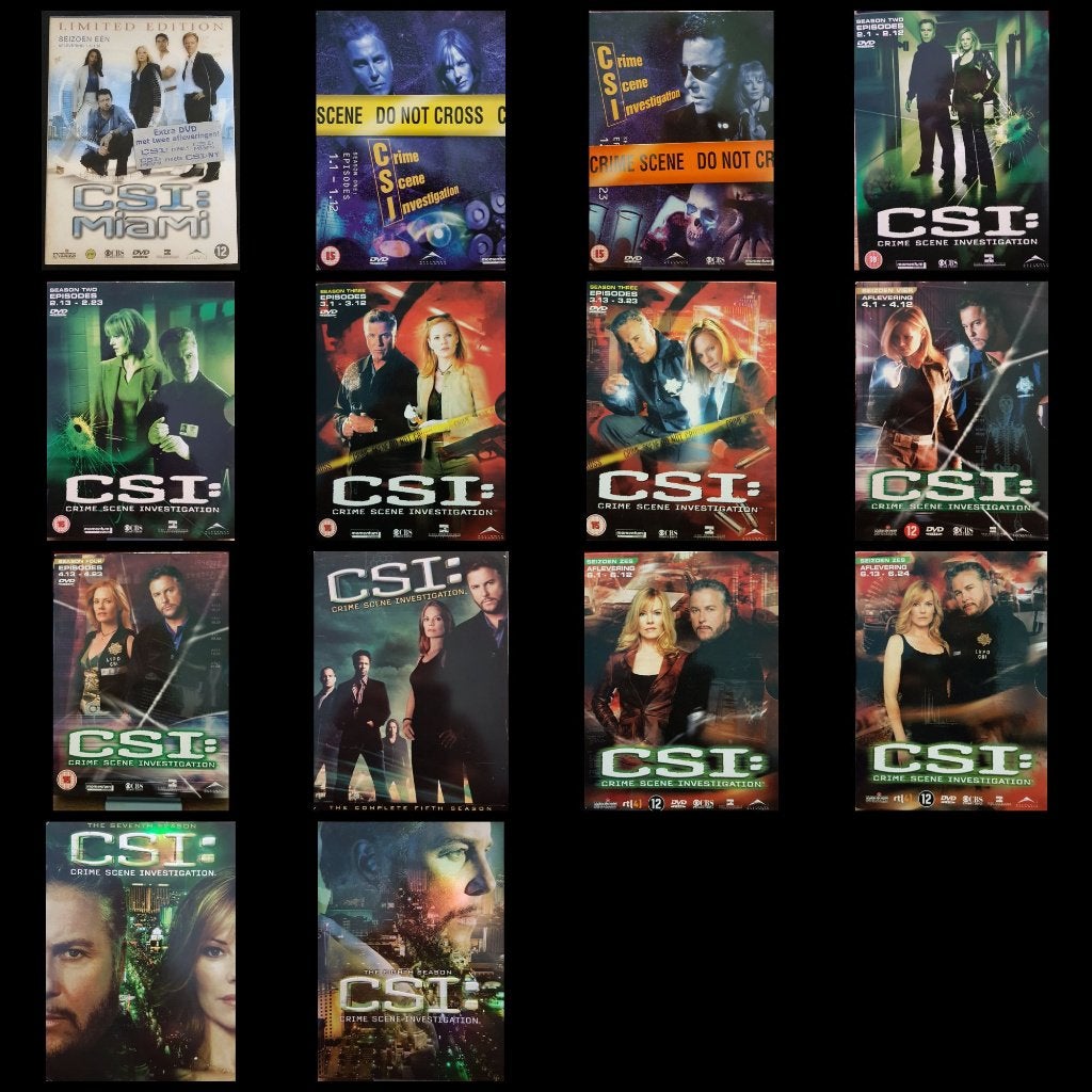 DVD boxsets - CSI - #3 - Las Vegas en miami, Cd's en Dvd's, Dvd's | Tv en Series, Vanaf 12 jaar, Ophalen, Zo goed als nieuw, Misdaad