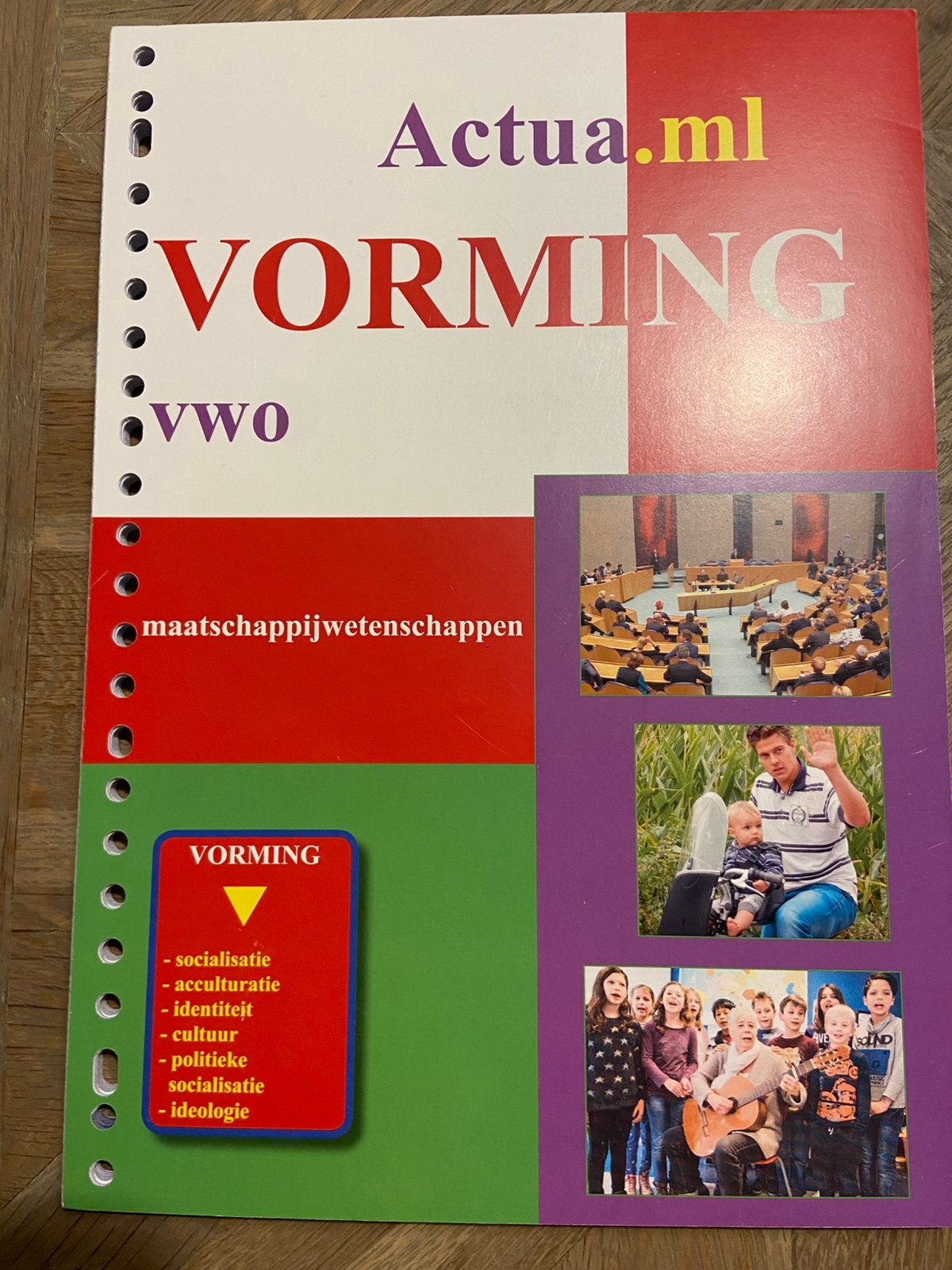 Vorming VWO actua.ml maatschappijwetenschappen, Boeken, Ophalen of Verzenden, Zo goed als nieuw, VWO, Overige vakken