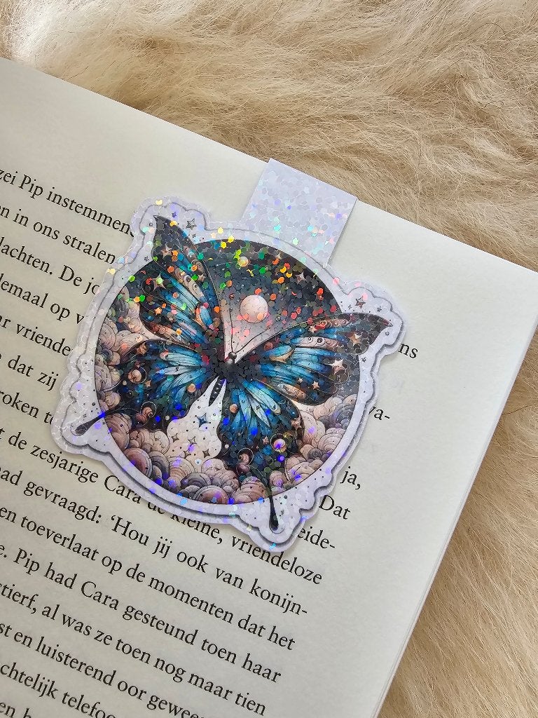 Magnetische boekenlegger vlinder fantasy, Ophalen of Verzenden, Nieuw, Overige onderwerpen