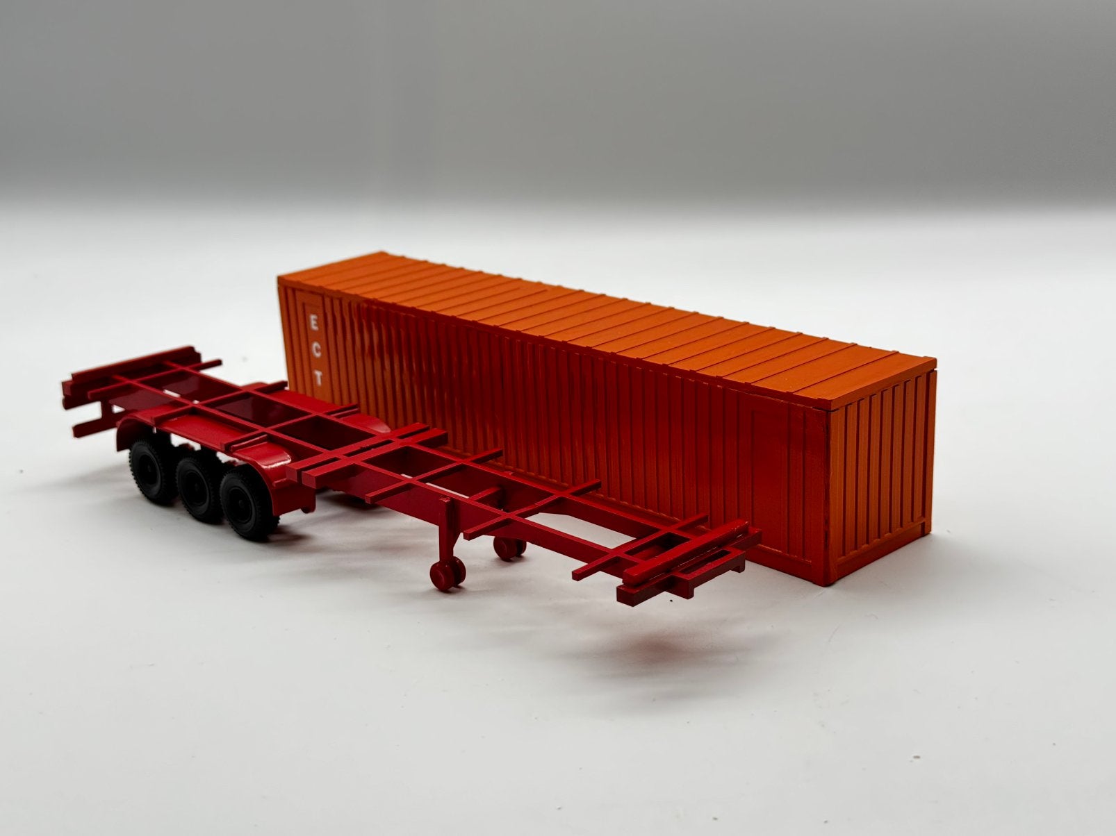 VH Model container trailer + container 40 ft., Overige merken, Gebruikt, ., Ophalen of Verzenden
