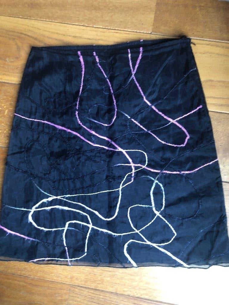 Bijzonder zwart rokje – Just B – maat S in goede staat., Kleding | Dames, Zwart, Ophalen of Verzenden, Zo goed als nieuw, Maat 36 (S)