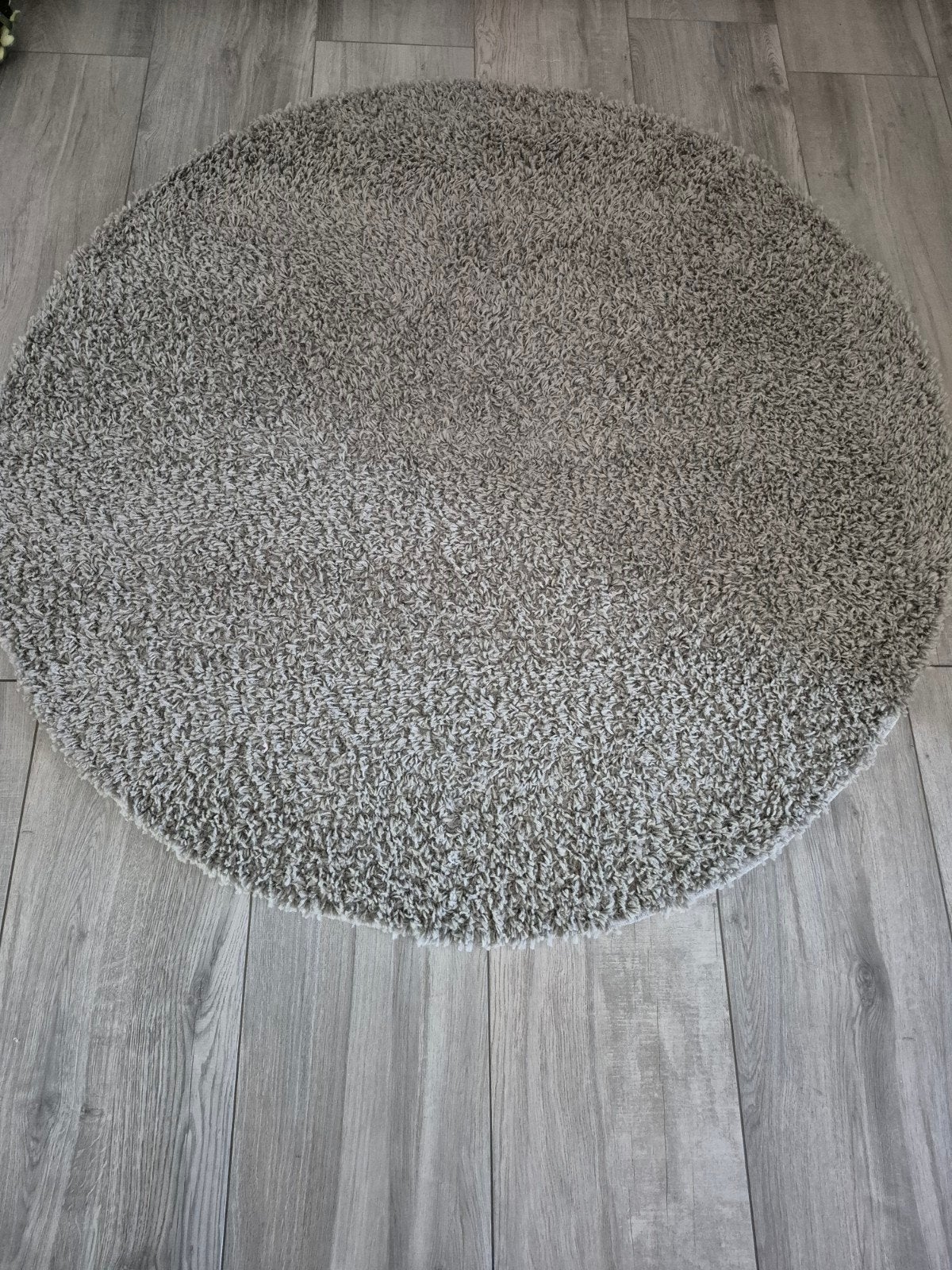 Rond vloerkleed, Ophalen, Rond, Zo goed als nieuw, Grijs