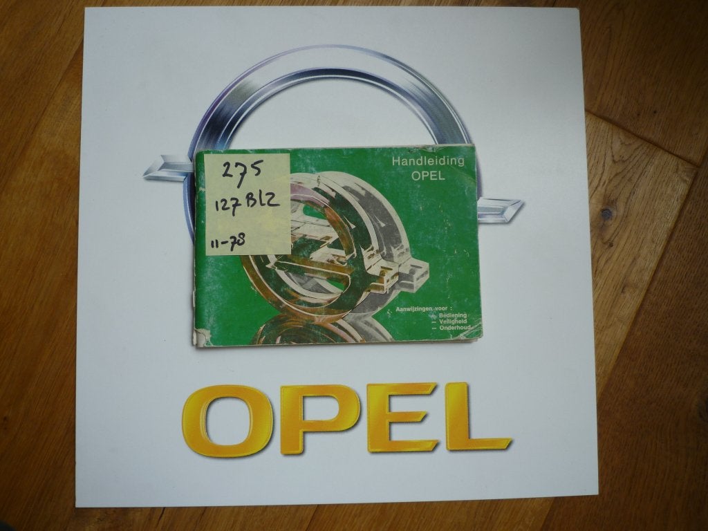 Opel Kadett-C; Ascona-B; Manta-B; Rekord-E Handleiding nr275, Auto diversen, Ophalen of Verzenden