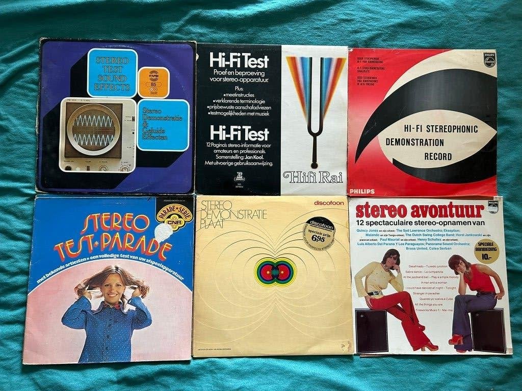 8 Demonstratie / test LP's voor stereogeluid (ook per stuk), Ophalen of Verzenden, Gebruikt, 12 inch, LP