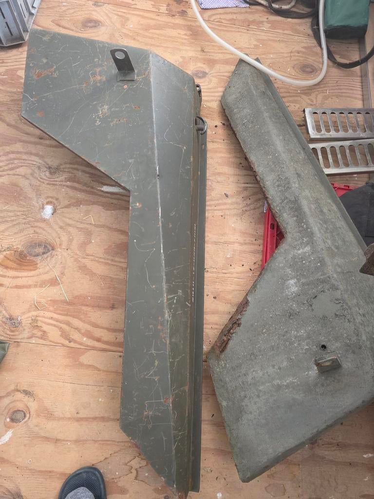 Plaatdelen DAF YA 126 - Originele militaire onderdelen, Ophalen, Gebruikt, Voor, Oldtimer onderdelen