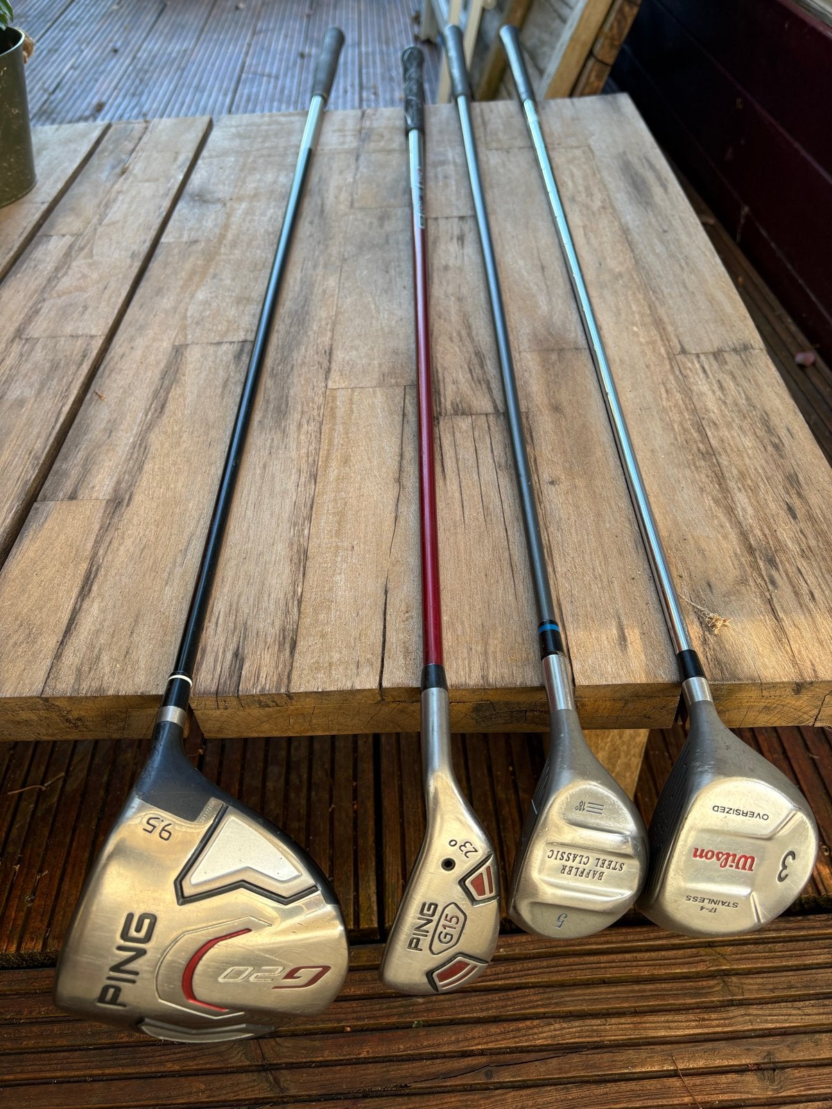 Golfset Driver, Hybride en 2 woods, Ophalen, Gebruikt, Club, Ping