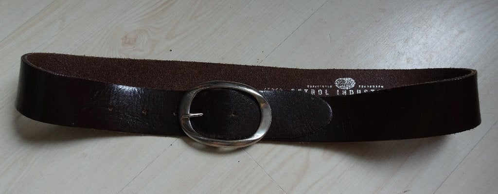 LEREN RIEM VAN RED LABEL 85 CM, 80 tot 90 cm, Echt leder, Tailleriem, Ophalen of Verzenden