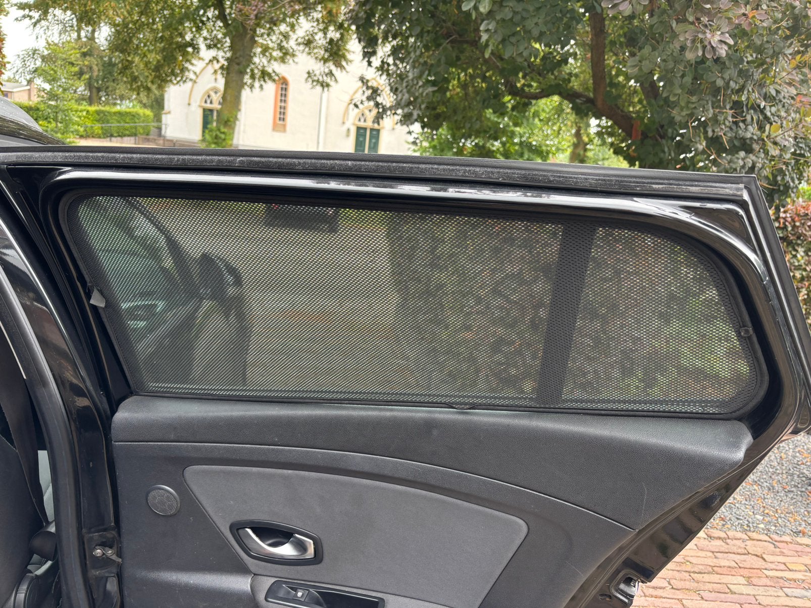 Zonneschermen privacy shades Megane 3 station, Ophalen of Verzenden, Zo goed als nieuw