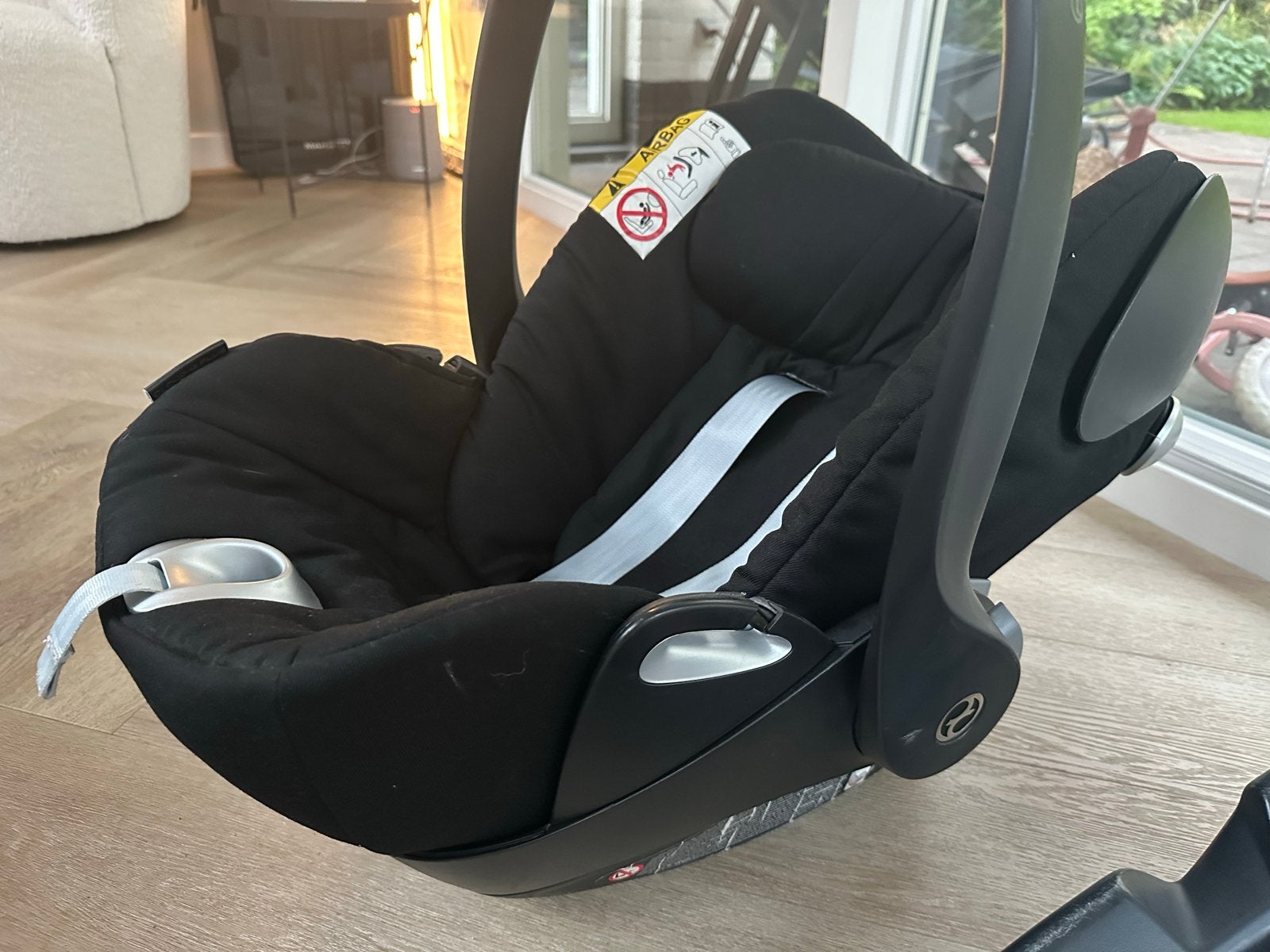 Cybex Cloud Q autostoel met Isofix base, Kinderen en Baby's, Autostoeltjes, Gebruikt, Slaapstand, Isofix, 0 t/m 13 kg