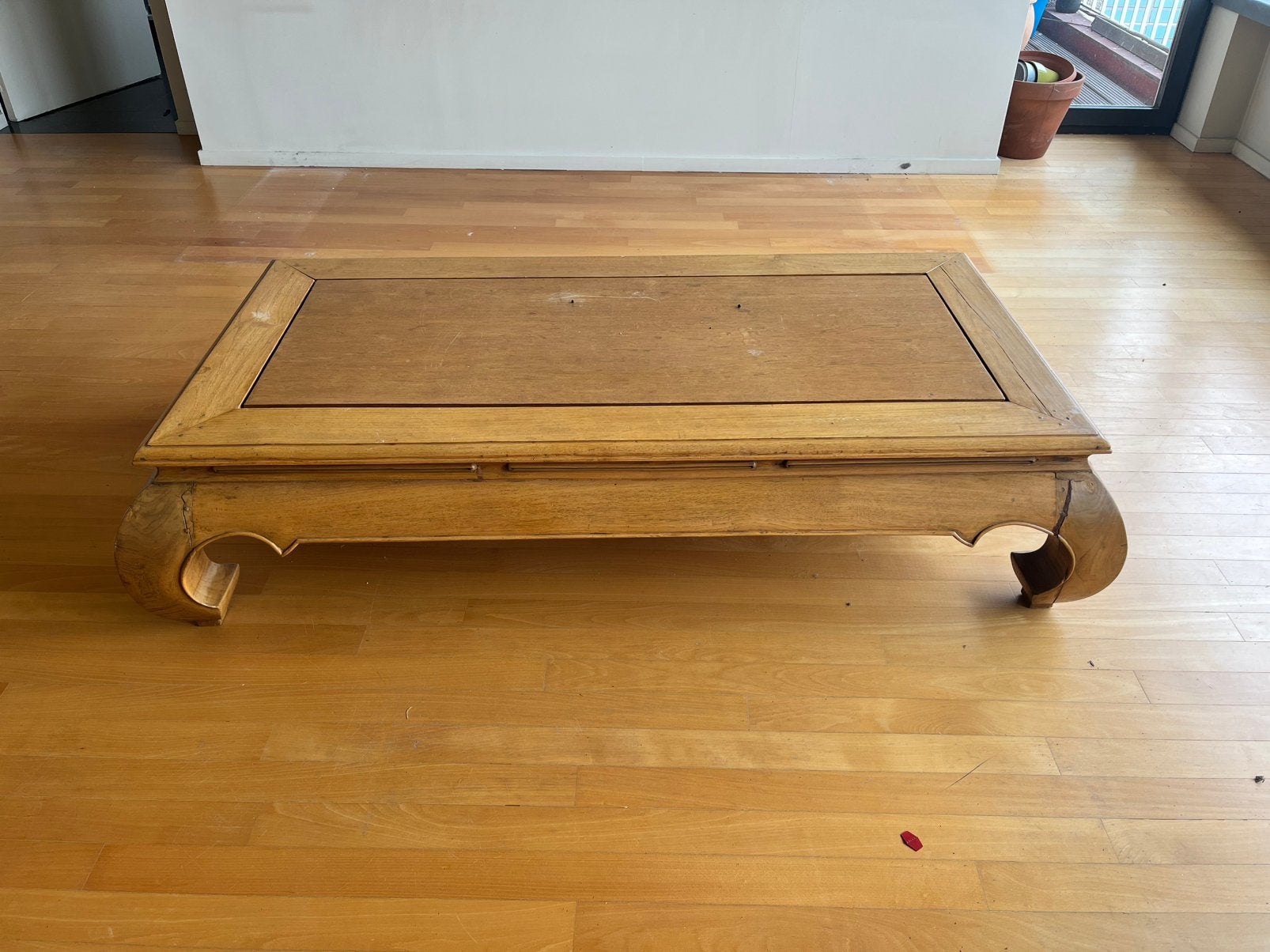 Authentieke salontafel, Ophalen, 100 tot 150 cm, 50 tot 100 cm, Zo goed als nieuw