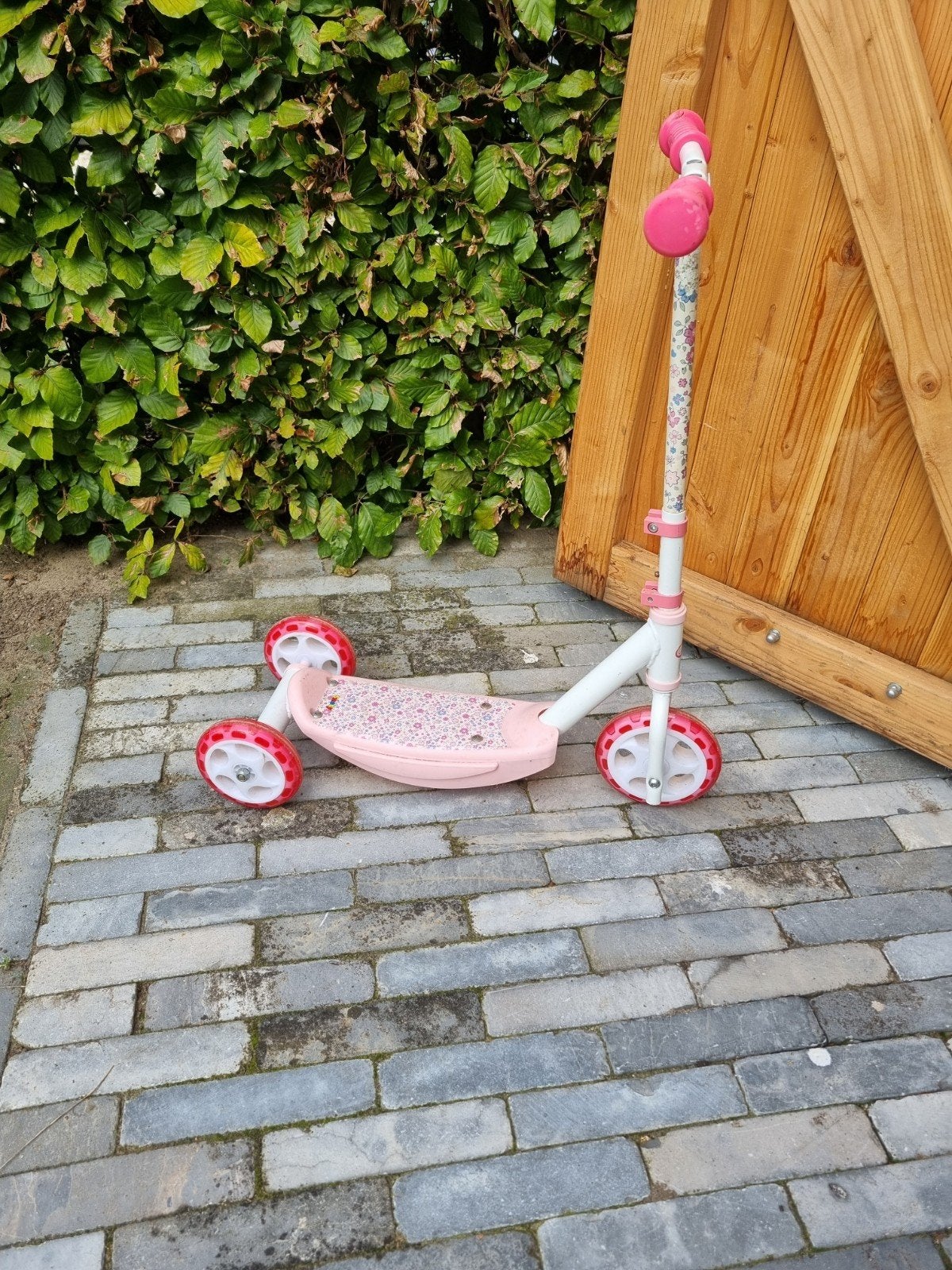 Roze kinderstep met 3 wielen, Ophalen, Gebruikt, Gewone step, Onbekend
