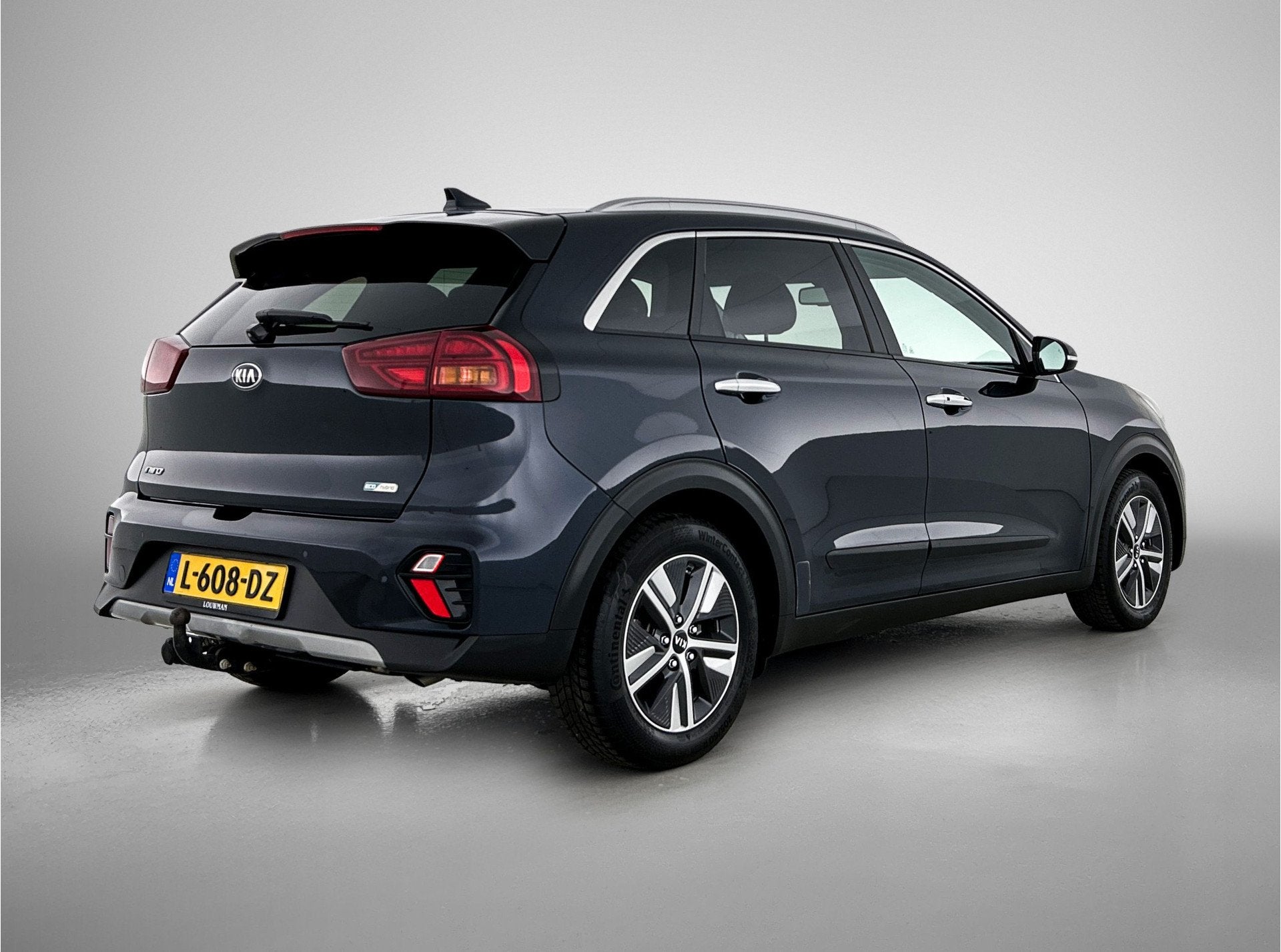 Kia Niro 1.6 GDi Hybrid DynamicPlusLine | Stoelverwarming |, 12 maanden, Gebruikt, Blauw, Leder en Stof