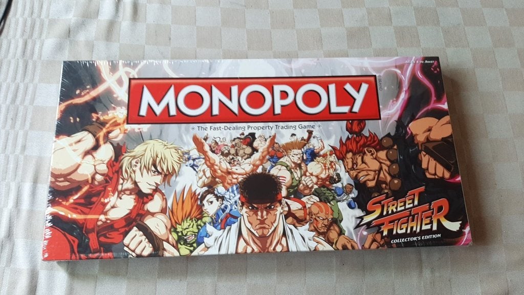 bordspel seal Monopoly Street Fighter Monopolie, Vijf spelers of meer, Ophalen of Verzenden, Nieuw, Monopoly