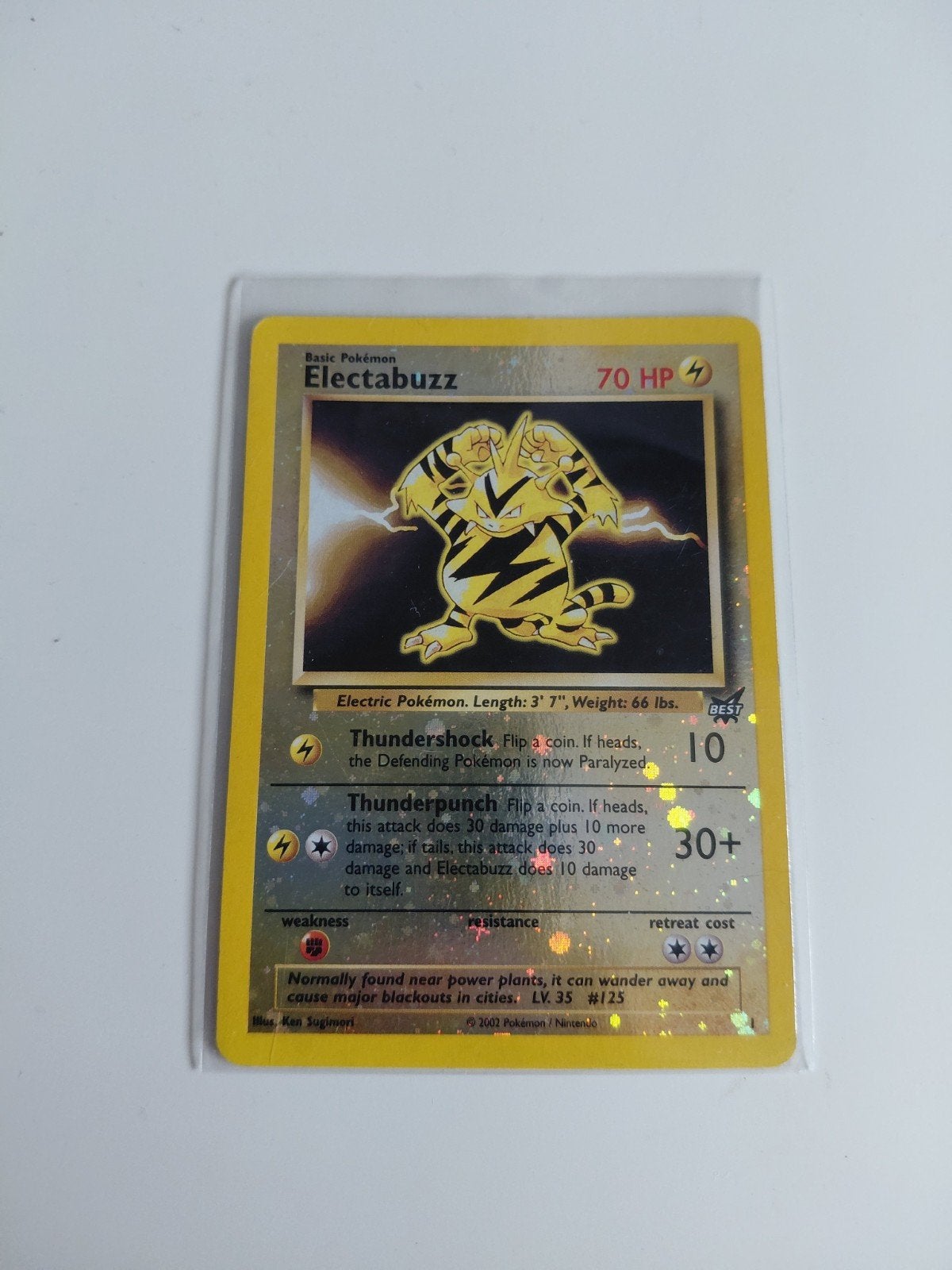 Electabuzz promo holo, Ophalen of Verzenden, Zo goed als nieuw