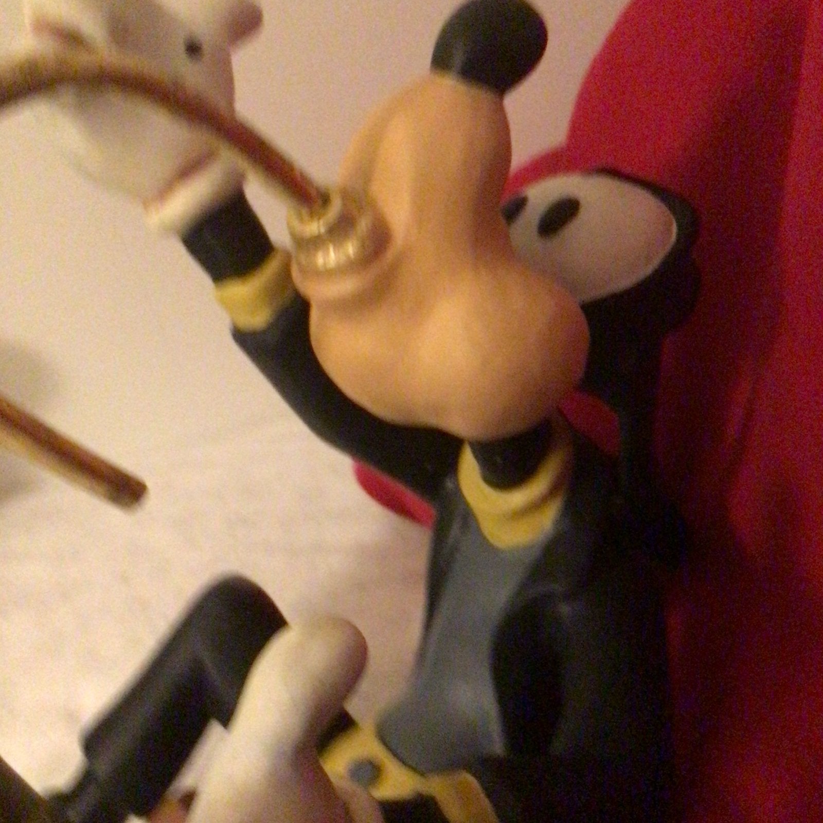 Goofy Saxofoon,groot Disney beeld, Ophalen of Verzenden, Goofy of Pluto, Gebruikt, Beeldje of Figuurtje